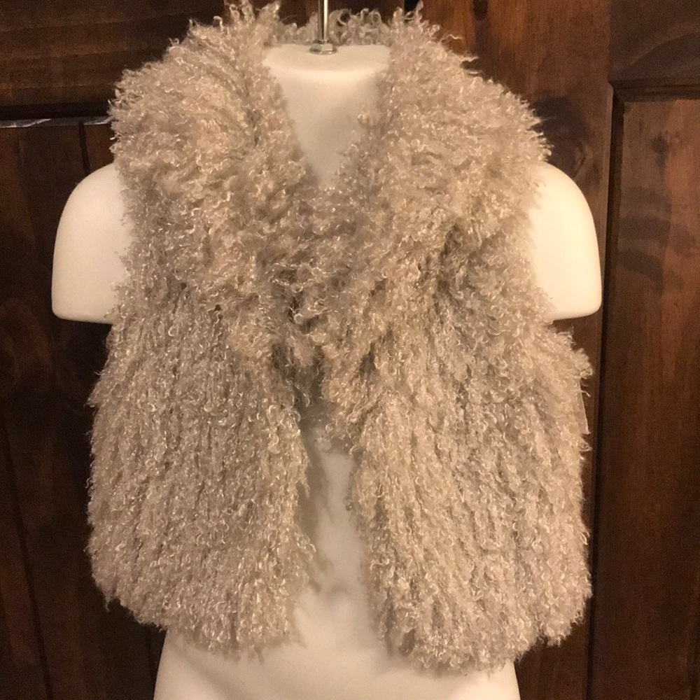 Faux Fur Toddler Vest by baby Sara